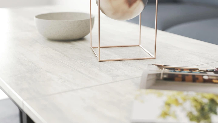 Стіл трансформер журнальний Куб Комбо Ferrum-decor Бетон, метал чорний, 53,2x50х54 см - зображення 3