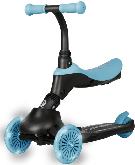 Hulajnoga dziecięca Qplay Sema Evo 3 w 1 Sky Blue (6311) (5061047482162) - obraz 13