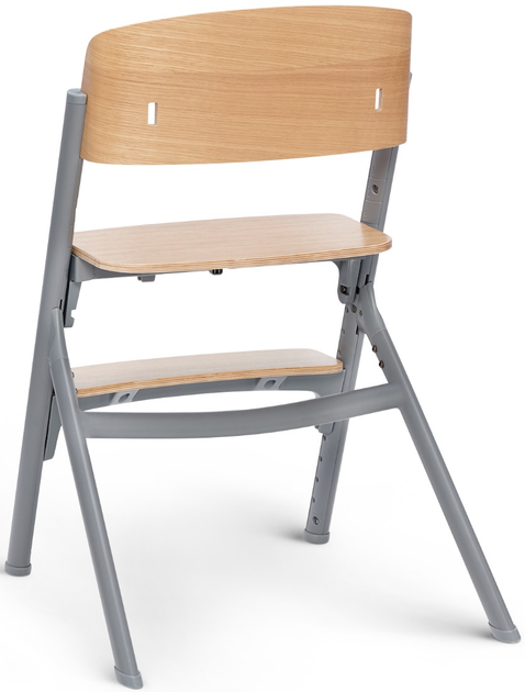 Дерев'яний стільчик для годування Kinderkraft Livy Oak з гойдалкою Calmee (5902533919031) - зображення 5
