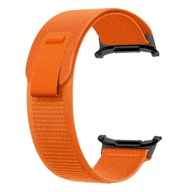 Ремінець broband Cloth Sport для Samsung Galaxy Watch Ultra (2025) - помаранчевий (нейлон) - Фото 2 Ремінець broband Cloth Sport для Samsung Galaxy Watch Ultra (2025) - помаранчевий (нейлон) - зображення 2