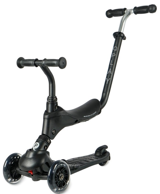 Самокат дитячий Qplay Sema Pro 3 в 1 Black (5690) (5061047481233) - зображення 6