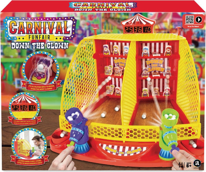 Zestaw zabawek Merchant Ambassador Electronic Arcade Down the Clown GA2103 (4897049307285) - obraz 1