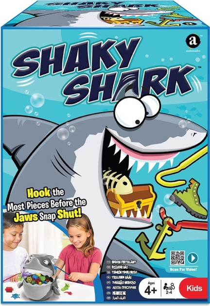 Настільна гра Merchant Ambassador Shaky Shark GPF018 (4897049301672) - зображення 1