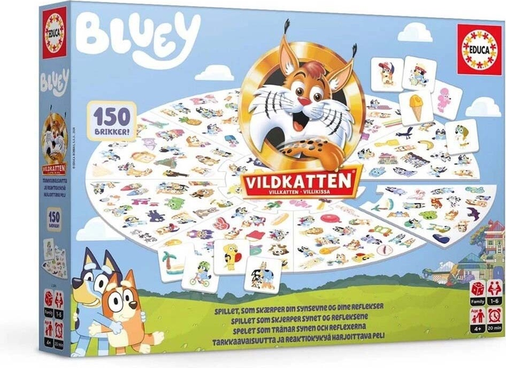Настільна гра Educa Vildkatten Bluey 78-20074 (8412668200746) - зображення 1