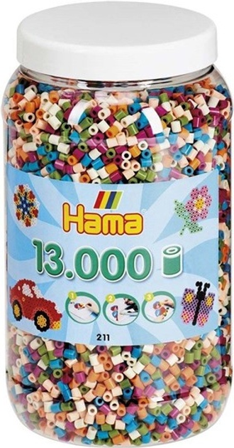 Набір для дитячої творчості Hama Midi Perler 381158 (28178211585) - зображення 1