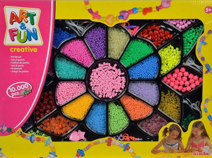 Zestaw dla dziecięcej kreatywności Art and Fun Bead Gift 106374141 (4006592005689) - obraz 1