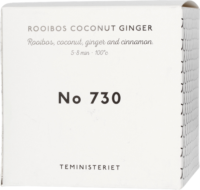 Herbata sypana Teministeriet 730 Rooibos Coconut Ginger 100 g (7340023001466) - obraz 1