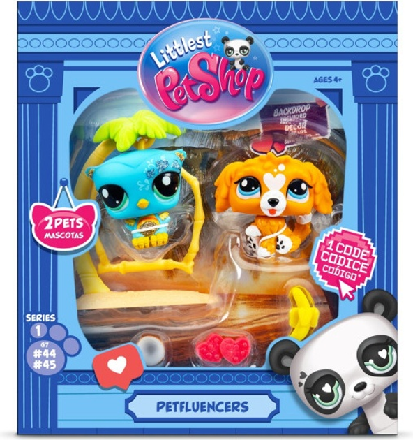 Набір фігурок Rarewaves Littlest Pet Shop Petfluencer Pairs 7 см 00560 (5710948456665) - зображення 1