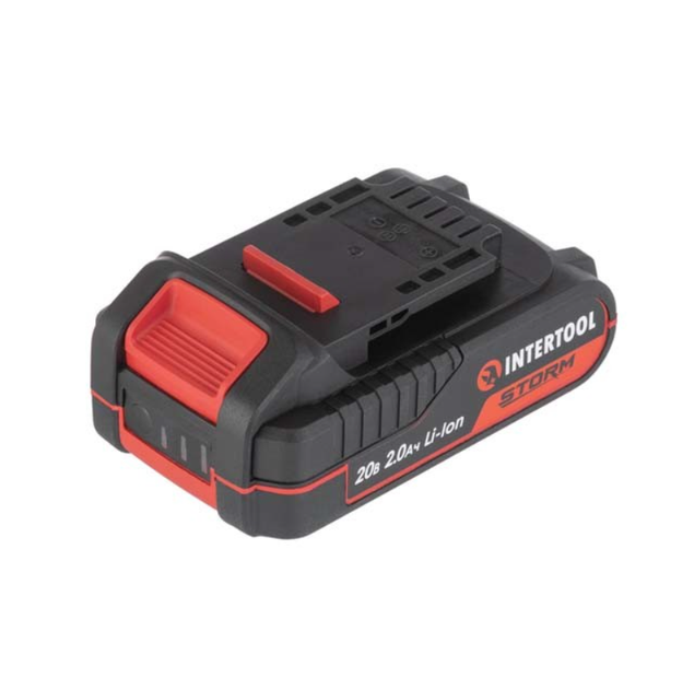 Аккумулятор Intertool 20В x 2Ач Li-Ion Storm (WT-0340) - Фото 5 Аккумулятор Intertool 20В x 2Ач Li-Ion Storm (WT-0340) - изображение 5