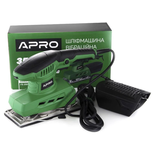 Шліфмашина вібраційна Apro FS-350 x 90 х 187мм (899281) - зображення 2