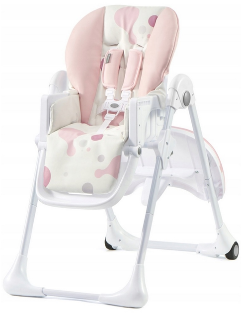 Krzesełko do karmienia Kinderkraft Yummy Różowe (5902533906277) - obraz 3