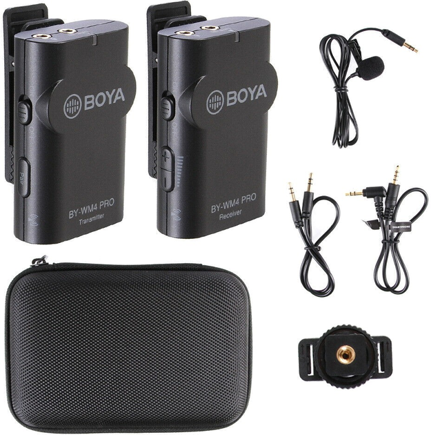 Bezprzewodowy system mikrofonowy Boya BY-WM4 PRO-K1 (6971008024111) - obraz 2
