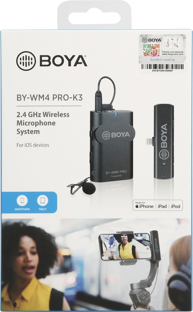 Бездротова мікрофонна система Boya BY-WM4 PRO-K3 (6971008025699) - зображення 9