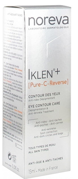 Krem pod oczy Noreva Iklen+ Pure C Reverse Contour Eye przeciwzmarszczkowy 15 ml (3571940002630) - obraz 1