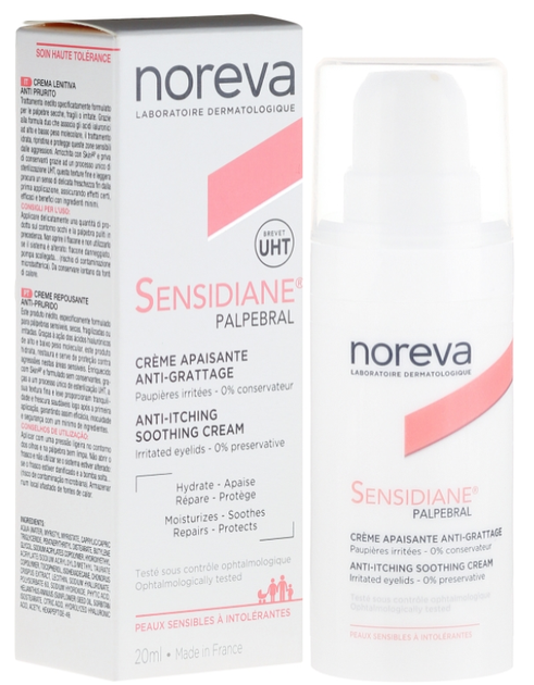 Krem pod oczy Noreva Sensidiane Palpebral Anti-Itching Cream lagodzący 20 ml (3571940000520) - obraz 1