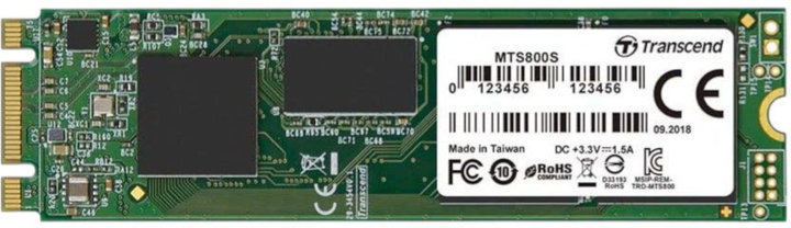SSD диск Transcend MTS800S 64GB M.2 SATAIII MLC (TS64GMTS800S) - зображення 1
