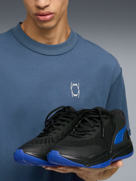 Buty do koszykówki męskie Puma Court Pro 2 31218005 43 (9UK) Czarne (4069156615489) - obraz 7