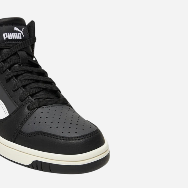 Trzewiki młodzieżowe chłopięce Puma Rebound V6 Mid Jr 39383129 35.5 (3UK) Czarne (4069156709928) - obraz 4