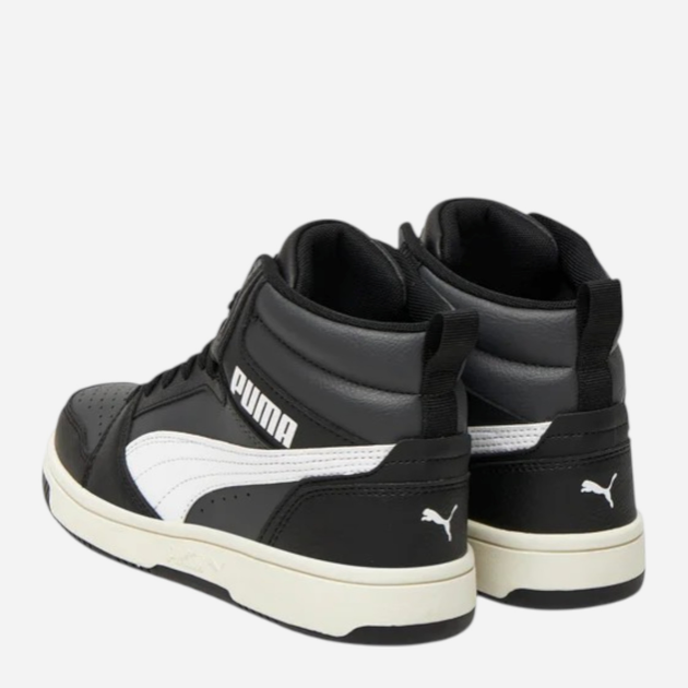 Botki młodzieżowe chłopięce Puma Rebound V6 Mid Jr 39383129 39 (6UK) Czarne (4069156709959) - obraz 3