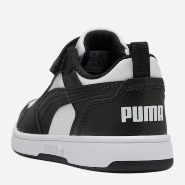 Дитячі кросівки для хлопчика Puma Rebound V6 Lo AC+ PS 39741901 28 (10UK) Чорні (4099686117986) - зображення 5
