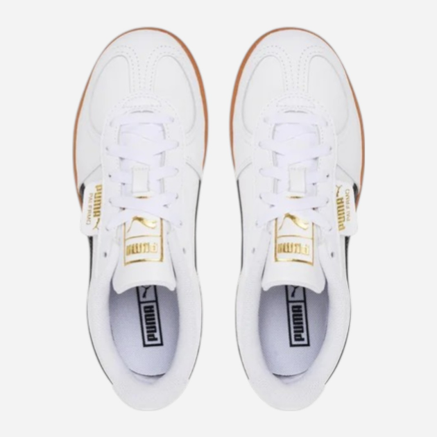 Sneakersy damskie na platformie Puma Palermo Elevata Lth 40046102 36 (3.5UK) Białe (4067982213275) - obraz 4