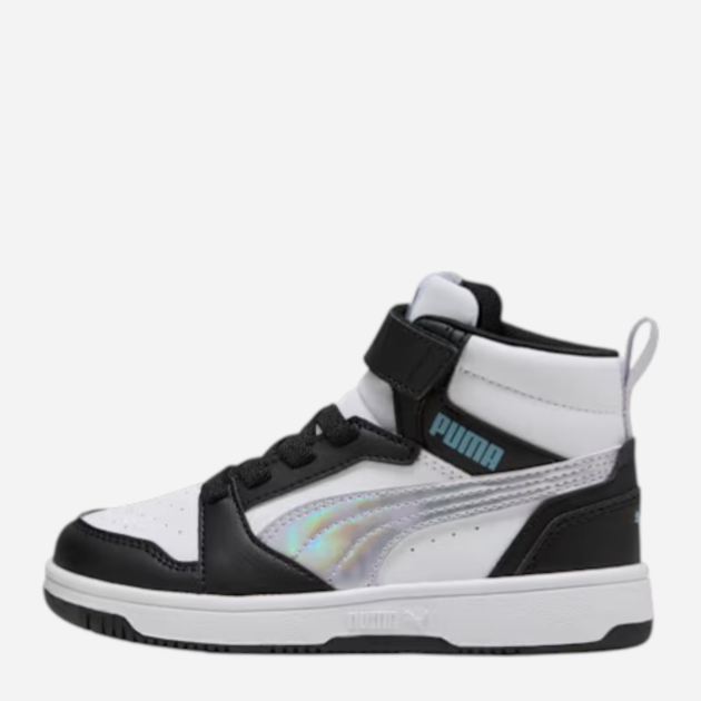 Дитячі демісезонні черевики для хлопчика Puma Rebound V6 Mid Space Belle AC+ PS P 40277002 34 (2.5UK) Чорні (4069156704053) - зображення 1