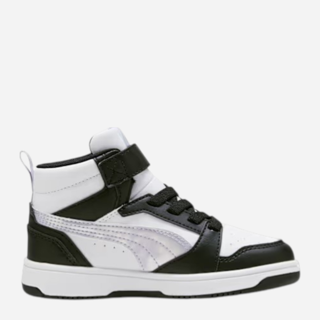 Підліткові демісезонні черевики для хлопчика Puma Rebound V6 Mid Space Belle AC+ PS P 40277002 35 (2.5UK) Чорні (4069156704060) - зображення 3