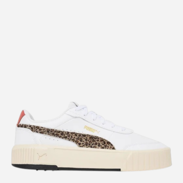 Sneakersy damskie na platformie Puma Carina Mia Animal Flair 40351501 41 (7.5UK) Białe (4069156916296) - obraz 1