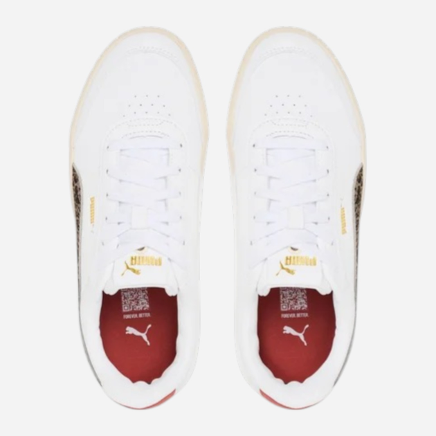 Sneakersy damskie na platformie Puma Carina Mia Animal Flair 40351501 42.5 (8.5UK) Białe (4069156916302) - obraz 4