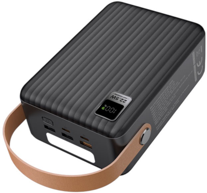 Powerbank Tracer Skala-8 80000mAh PD USB-C Black (5907512872994) - obraz 2