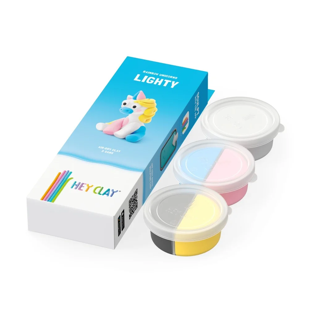 Masa plastyczna Hey Clay Jednorożec Lighty HCL30136CEE (5908273000367) - obraz 3