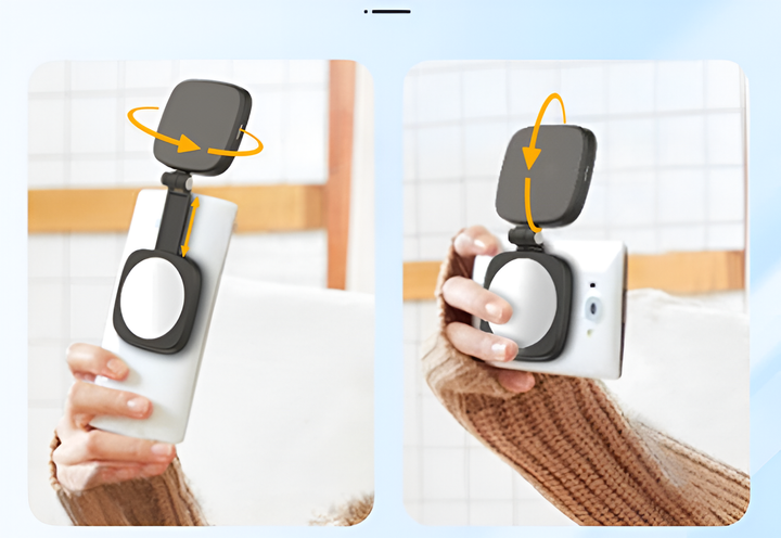 Селфи-подсветка F622 LED с магнитным держателем magsafe клипсой, 3 режима, аккумулятор 1000мАч, для телефона - изображение 9