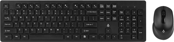 Zestaw bezprzewodowy Accura Delano Wireless Black (ACC-K1306) - obraz 1