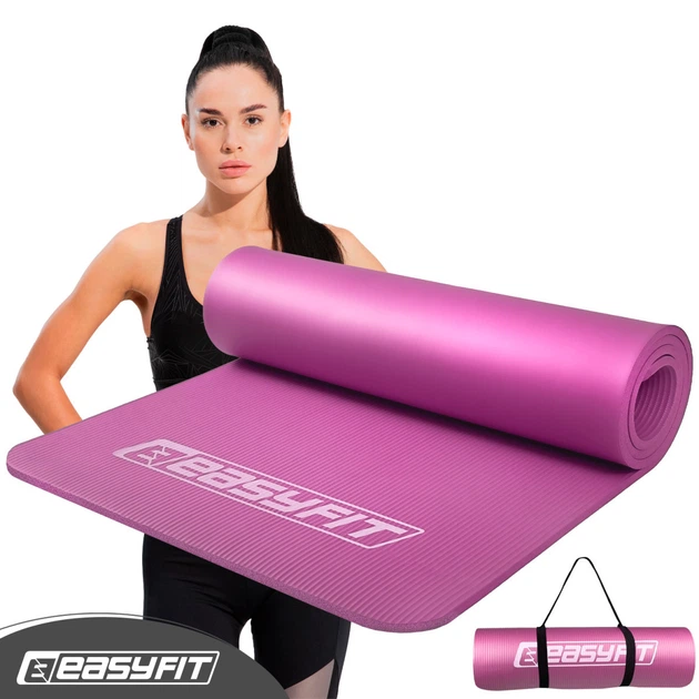 Коврик для фитнеса и йоги EasyFit NBR 10 мм Розовый 4922065 - Фото 1 Коврик для фитнеса и йоги EasyFit NBR 10 мм Розовый 4922065 - изображение 1