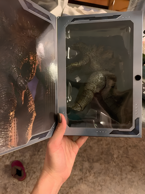 Фигурка Годзилла. Статуэтка Godzilla, игрушка Годзилла 2: Король монстров 16 см. Коллекционные action фигурки - изображение 2