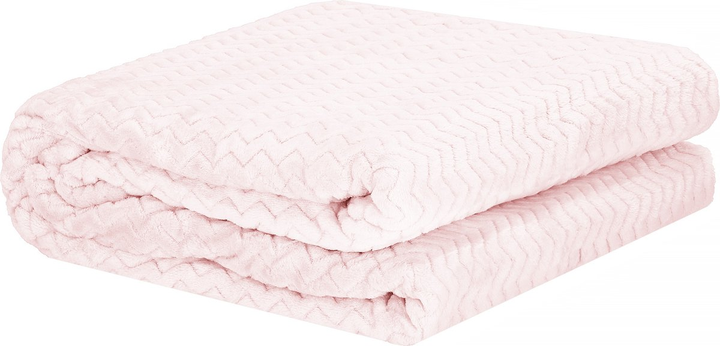 Покривало Springos зигзаг світло-рожеве 200x220 см (5907719421292) - зображення 6