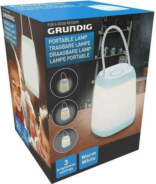Lampa przenośna Grundig z sznurkiem (8711252176253) - obraz 6