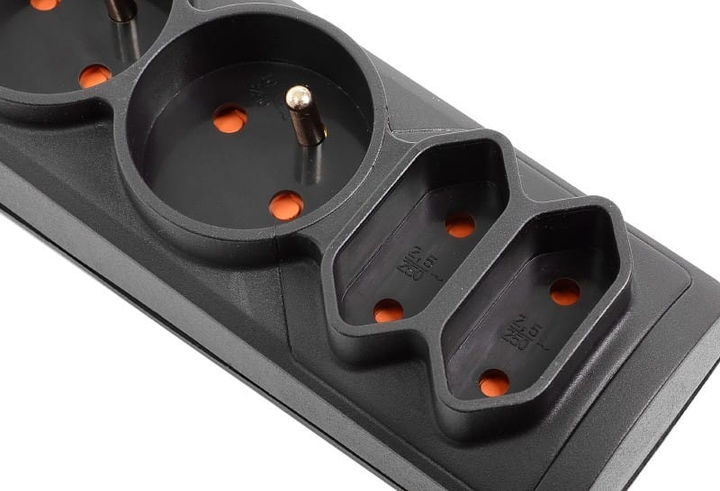 Listwa zasilająca Accura Premium Orion 3 m 7 gniazd Black (ACC4013) - obraz 4