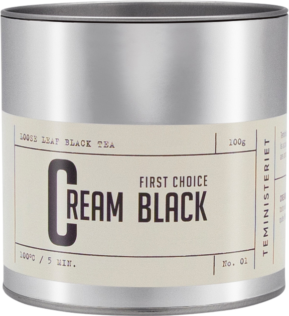 Herbata sypana Teministeriet First Choice Cream Black No. 1 100 g (7340023004238) - obraz 1