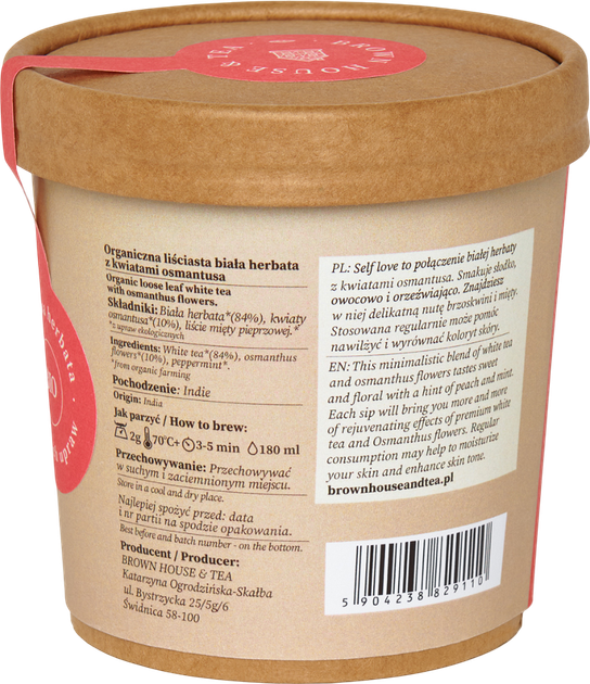Herbata sypana Brown House & Tea Self Love 40 g (5904238829110) - obraz 2