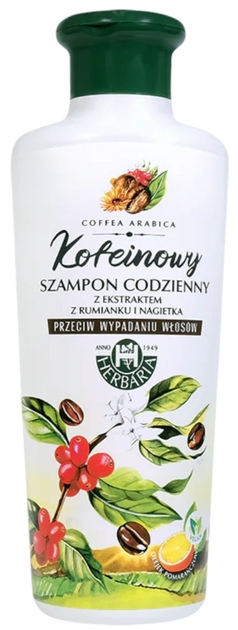 Szampon do włosów Herbaria Banfi kofeinowy z rumiankiem i nagietkiem 250 ml (5997005303661) - obraz 1