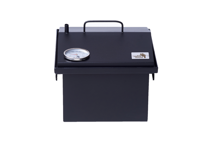 Коптильня SmokeHouse S Thermo 300х300х270 мм до 2 кг для гарячого копчення з термометром та аксесуарами сталева - зображення 4