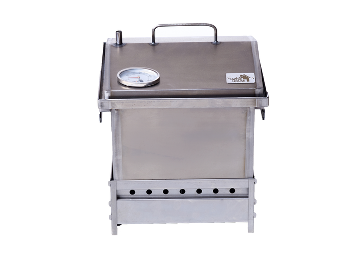 Коптильня SmokeHouse S Original 300х300х270 мм до 2 кг для горячего копчения с термометром стальная - изображение 6