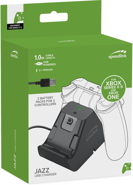 Ładowarka Speedlink Jazz USB Charger do Xbox Series X/S Black (4027301525045) - obraz 4