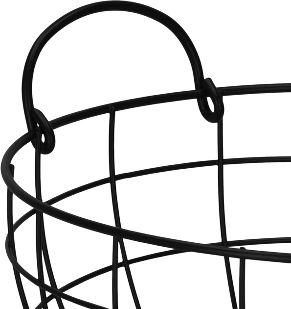 Кошик для фруктів Springos металевий 28 см Чорний (5907719473307) - зображення 6