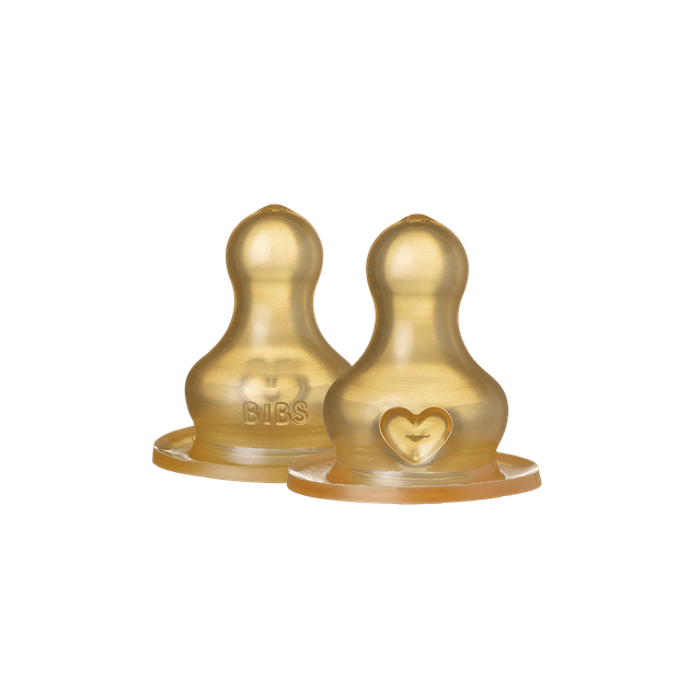 Набір дитячих пляшечок BIBS Grow Round Latex 270 мл – Ivory, 2 шт - зображення 2