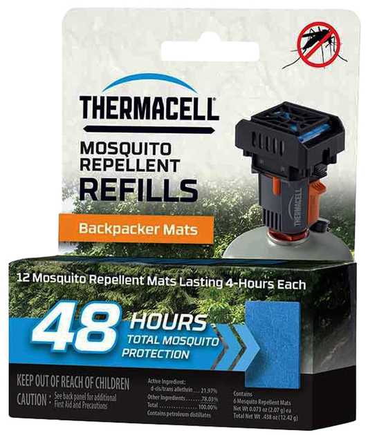 Пластины 12 штук (48 часов) для отпугивателя комаров Thermacell M-48 Repellent Refills Backpacker - изображение 4
