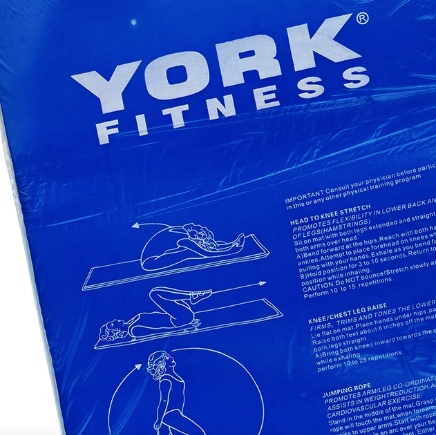 Коврик для упражнений двухсторонний York Fitness - изображение 3