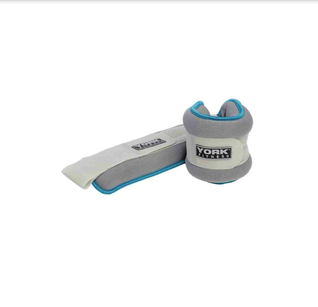 Утяжелители York Fitness Soft для рук и ног 2х2кг серый - изображение 6