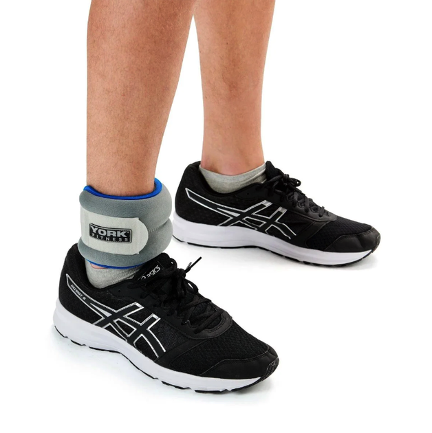 Утяжелители для рук и ног York Fitness Soft 2х1,5 кг Grey неопреновые - изображение 5